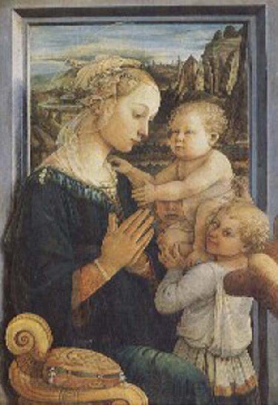 unknow artist The Virgin and Child with Angels Norge oil painting art